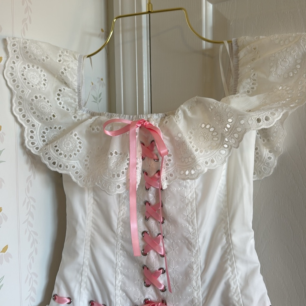 Romwe Off Shoulder Mini Dress - Picture 2 of 6